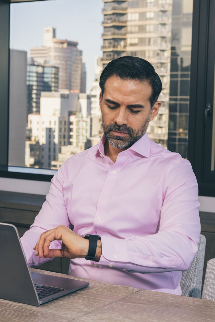 Edinburgh Pink Shirt - Atica Man