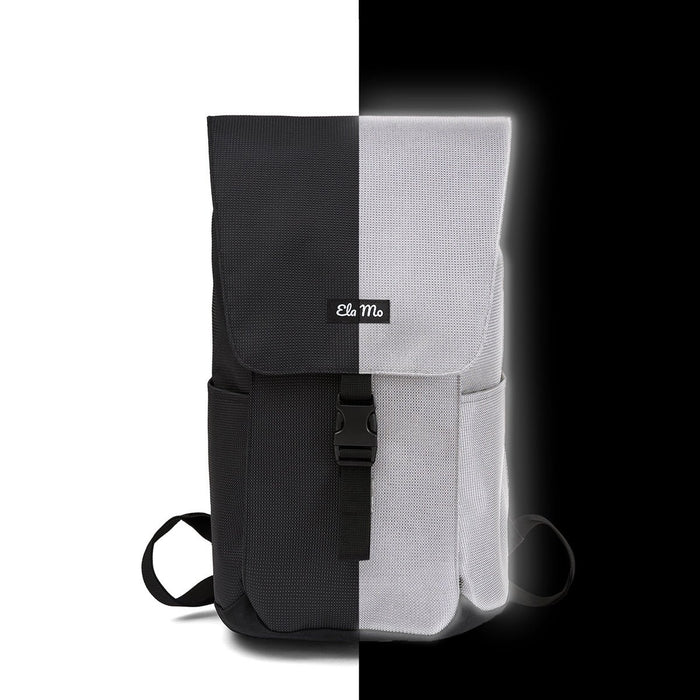 Ela Mo™ Everywhere Rucksack | Black Reflective