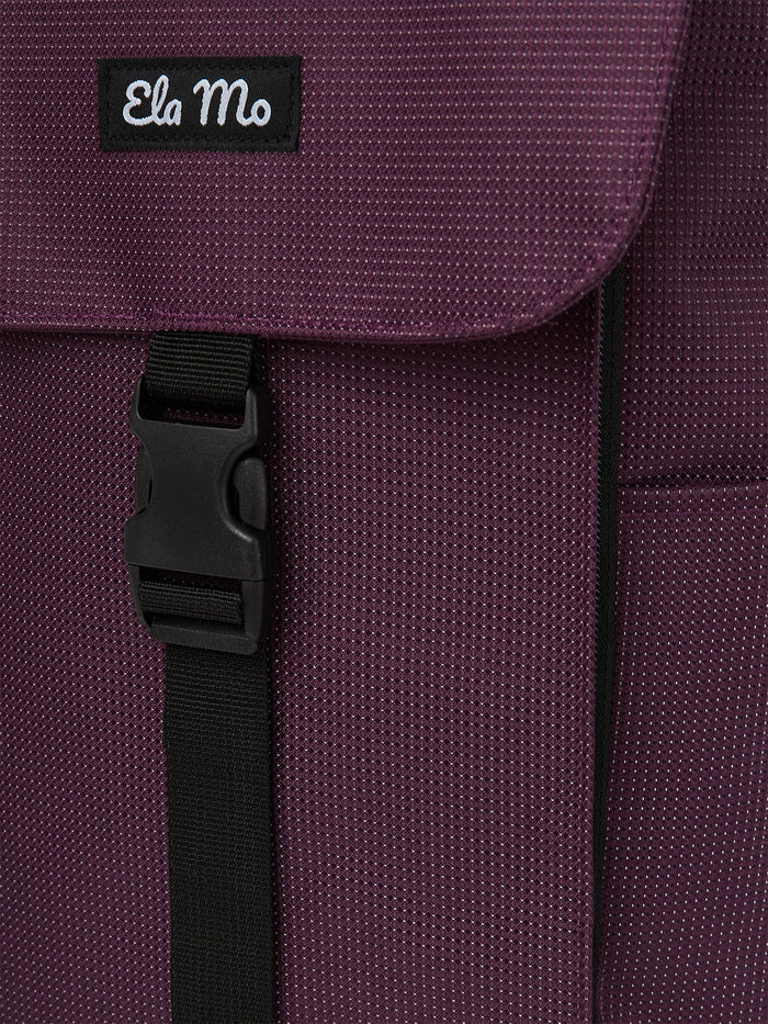Ela Mo™ Everywhere Rucksack | Plum Reflective