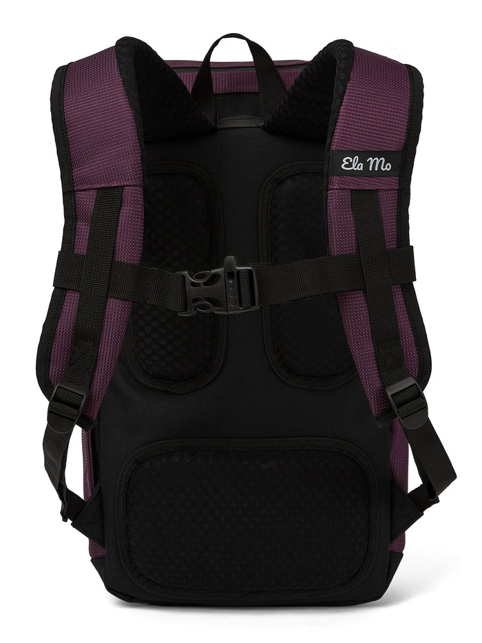 Ela Mo™ Everywhere Rucksack | Plum Reflective