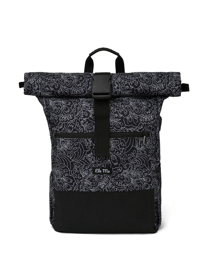Ela Mo™ Rolltop Rucksack | Dots