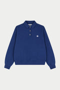 EMBLEM EMBROIDERED RUGBY POLO - DEEP BLUE