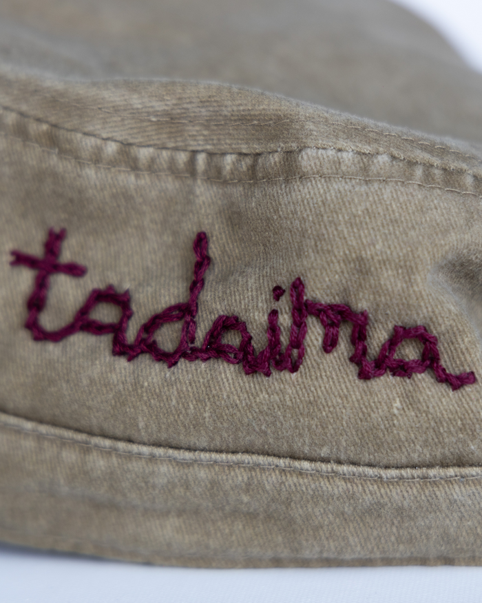 embroidered cadet hat