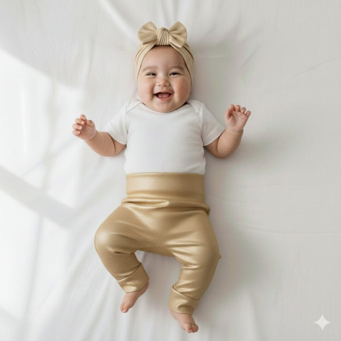 Ensemble bébé brillant doré - Chantal coffret naissance original MELLIPOU