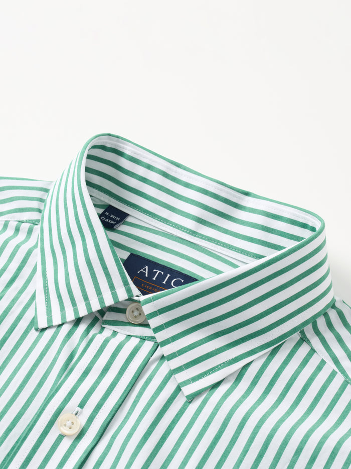 Everyday Green Bengal Stripe Shirt - Atica Man