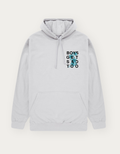FLOWER HOODY GREY