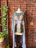 Flower Patch Hybrid Flowy Paisley Hi Lo Top