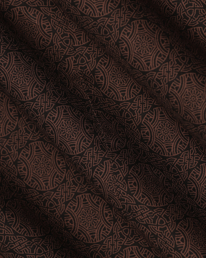 Formal Black Printed Shirt -  Enzo