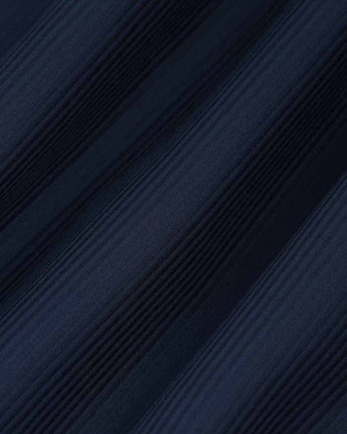 Formal Blue Stripe Shirt - Merlot