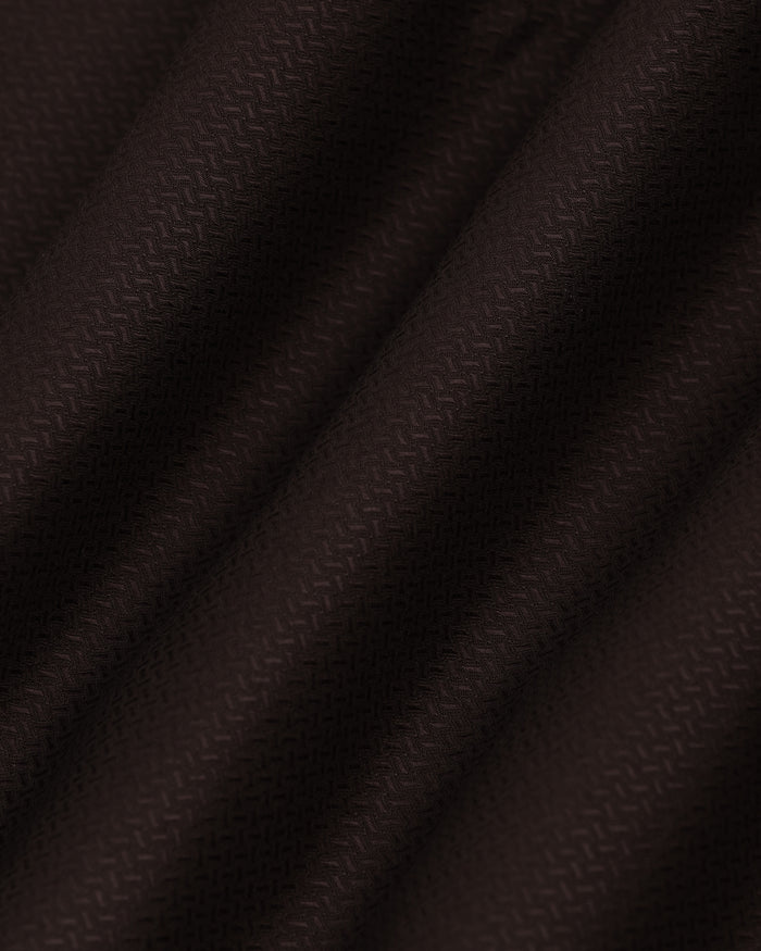 Formal Brown Textured Shirt - Dario