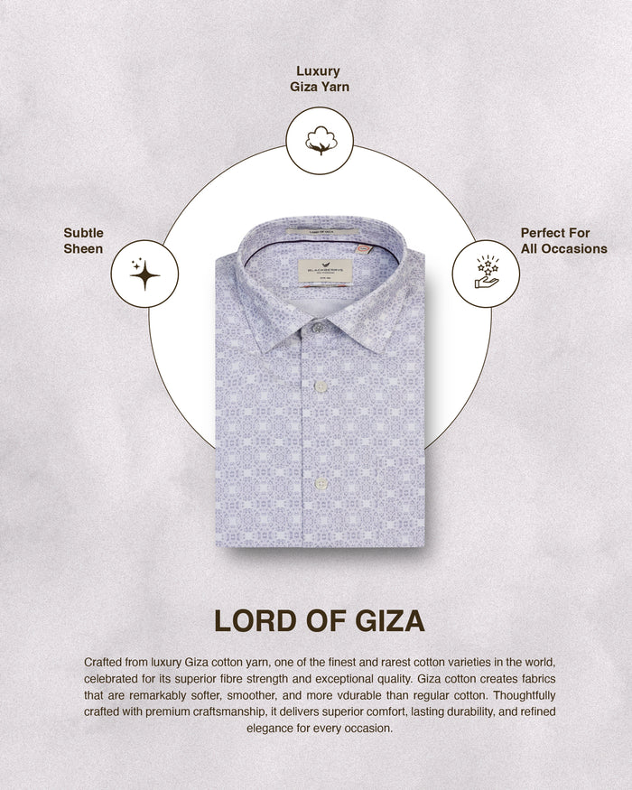 Formal Plum Printed Shirt - Drum