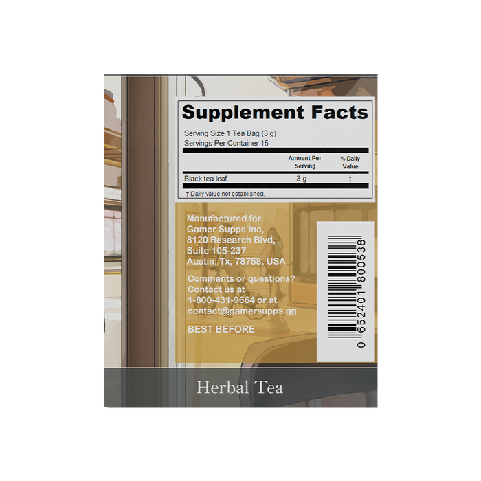 Gamer Tea - Black Tea - Gamer Supps
