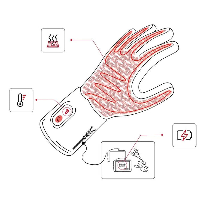 Gants fins chauffants G-Heat
