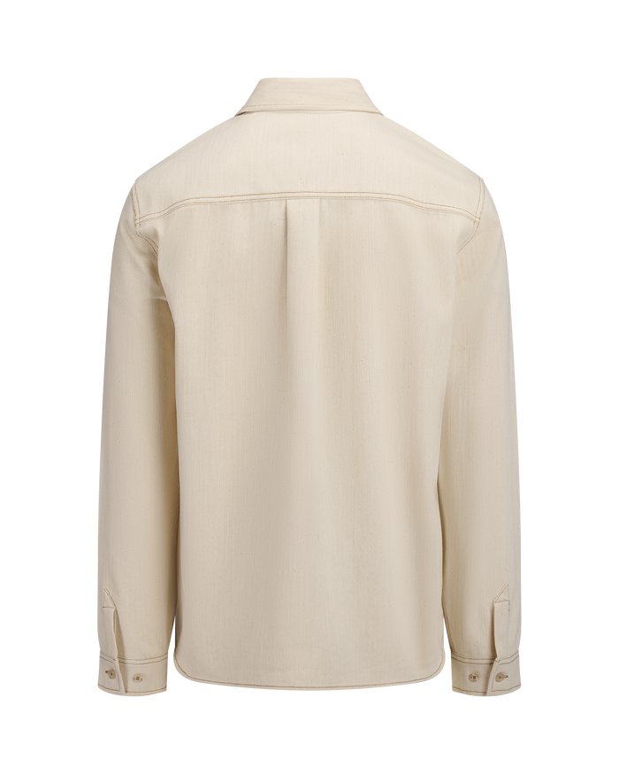 Urban Pioneers Male Geoffrey LS Shirt SHIRT CREAM