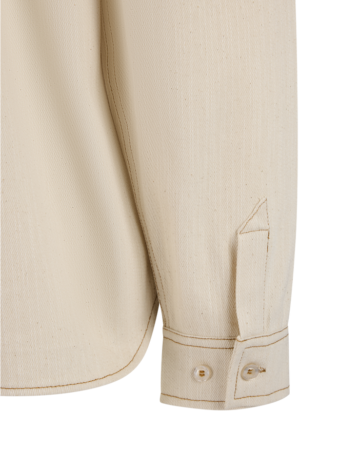 Urban Pioneers Male Geoffrey LS Shirt SHIRT CREAM