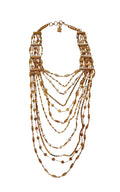 BCBGMAXAZRIA Gold Layered Necklace