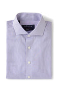 Greenwhich Blue Red Micro Check Shirt - Atica Man