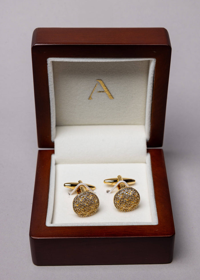 Grid Gleam Cufflinks - Atica Man