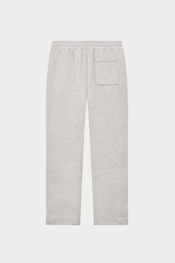 HEAVYWEIGHT MONOGRAM APPLIQUE EMBLEM JOGGERS - GREY MARL