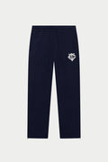 HEAVYWEIGHT MONOGRAM APPLIQUE EMBLEM JOGGERS - NAVY