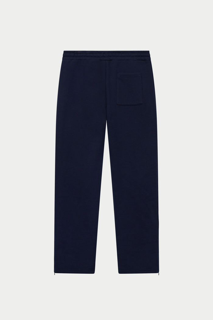 HEAVYWEIGHT MONOGRAM APPLIQUE EMBLEM JOGGERS - NAVY