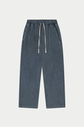 HEAVYWEIGHT WASHED RIBBED JERSEY JOGGERS - GREY