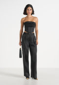 julie-satin-twin-pleat-trousers-black