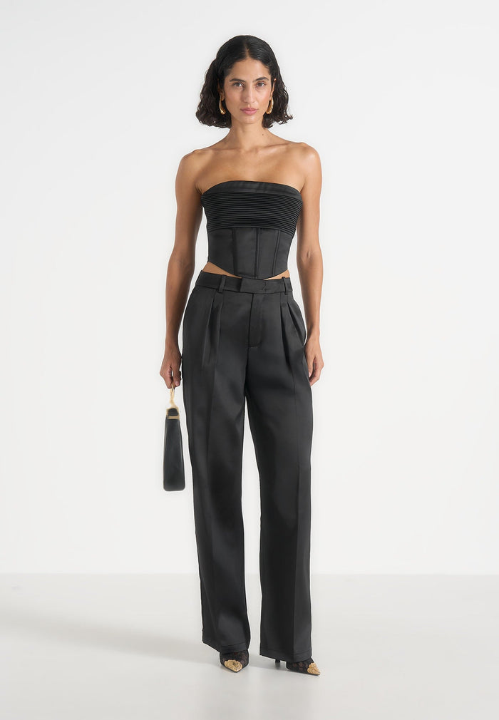julie-satin-twin-pleat-trousers-black