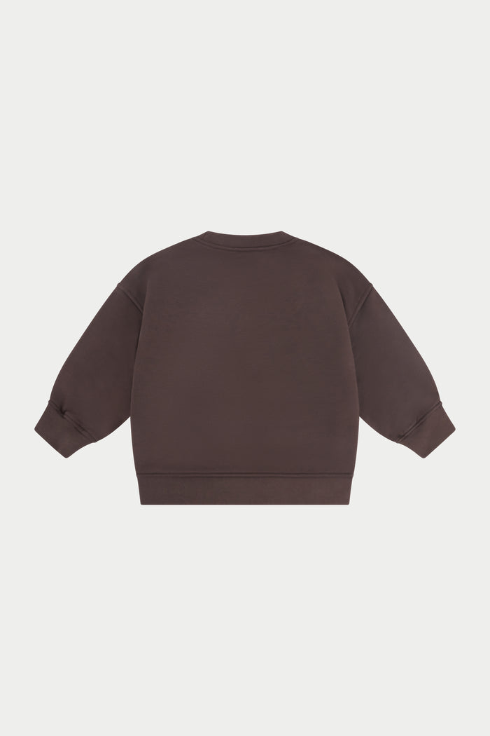 JUNIOR CTRE SWEATSHIRT - BROWN