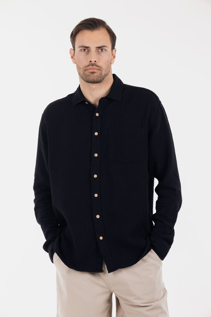 Urban Pioneers Male Keaton Shirt SHIRT BLACK