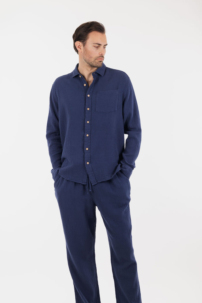 Urban Pioneers Male Keaton Shirt SHIRT PARISIAN NIGHT