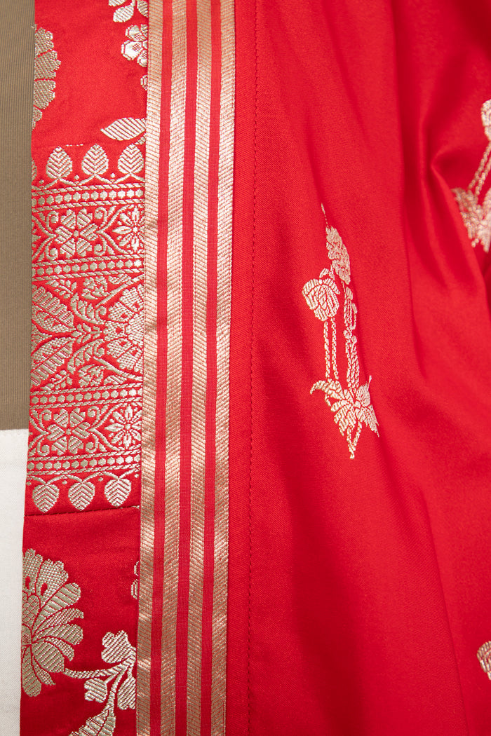 Khalida Silk Red Abaya