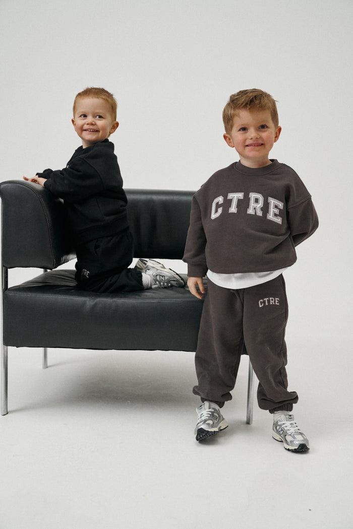 KIDS CTRE JOGGERS - BROWN