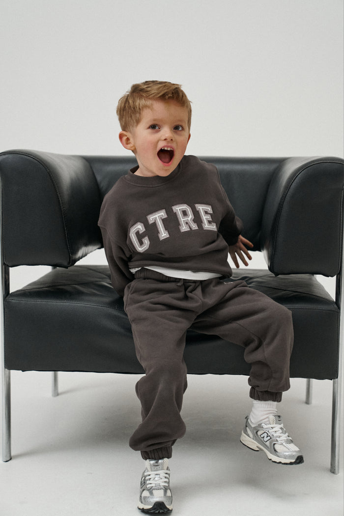 KIDS CTRE JOGGERS - BROWN