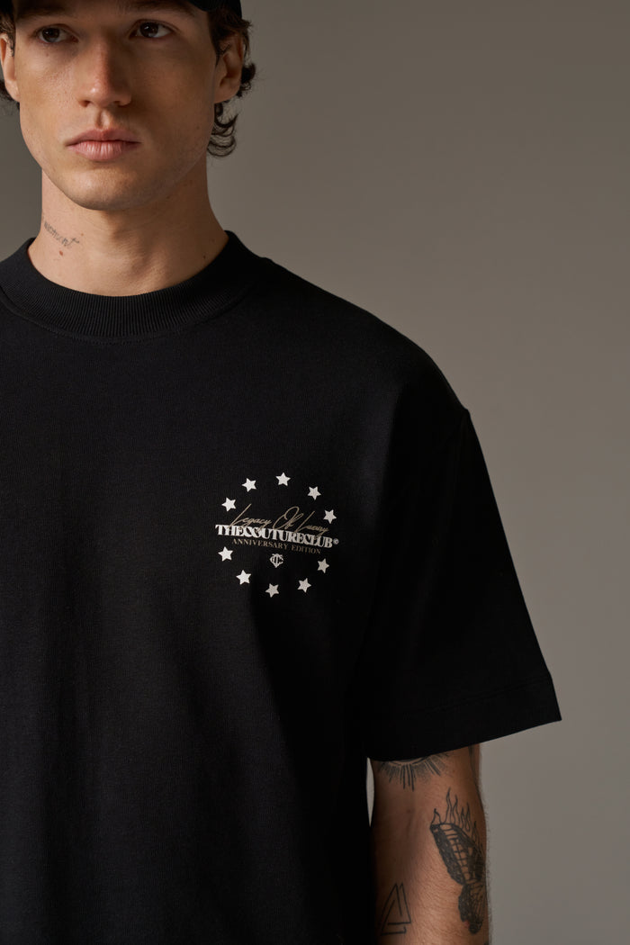 LEGACY OF LUXURY T-SHIRT - BLACK