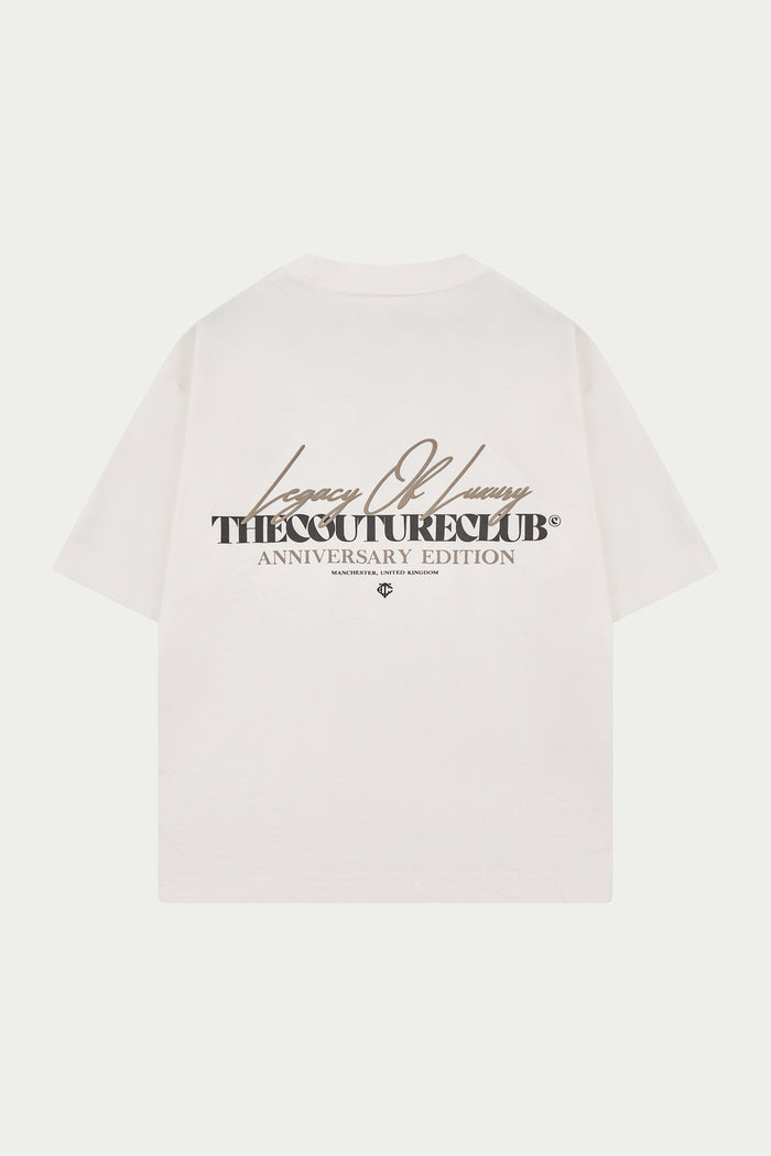 LEGACY OF LUXURY T-SHIRT - OFF WHITE