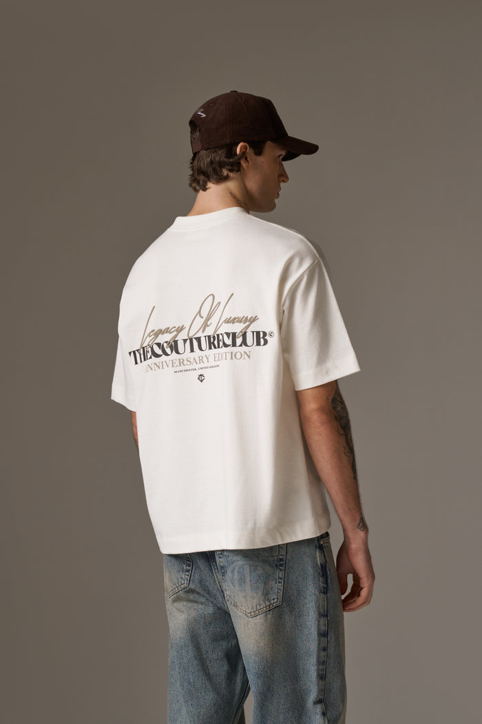 LEGACY OF LUXURY T-SHIRT - OFF WHITE