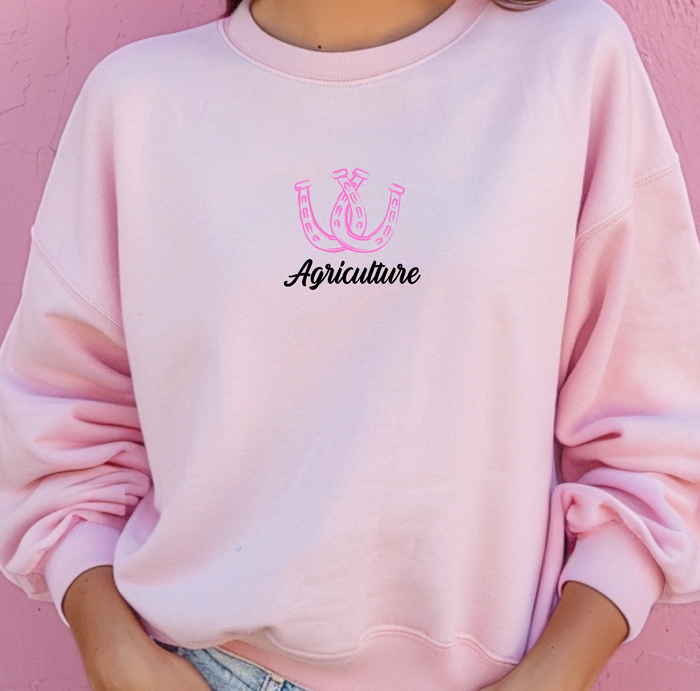 Lucky Agriculture Horseshoe– Crewneck