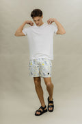 Urban Pioneers Male Luka Shorts SWIMSHORTS VACATION AOP