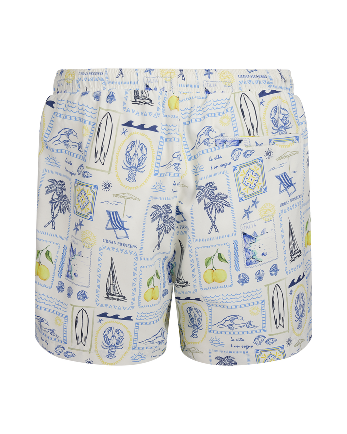 Urban Pioneers Male Luka Shorts SWIMSHORTS VACATION AOP