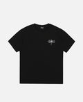 Luminous Dawn Specter Flocked T-Shirt (Black)