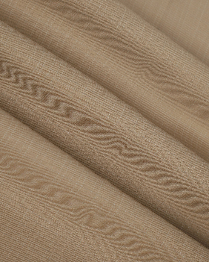 Luxe Slim Comfort B-95 Formal Beige Textured Trouser - Chanel