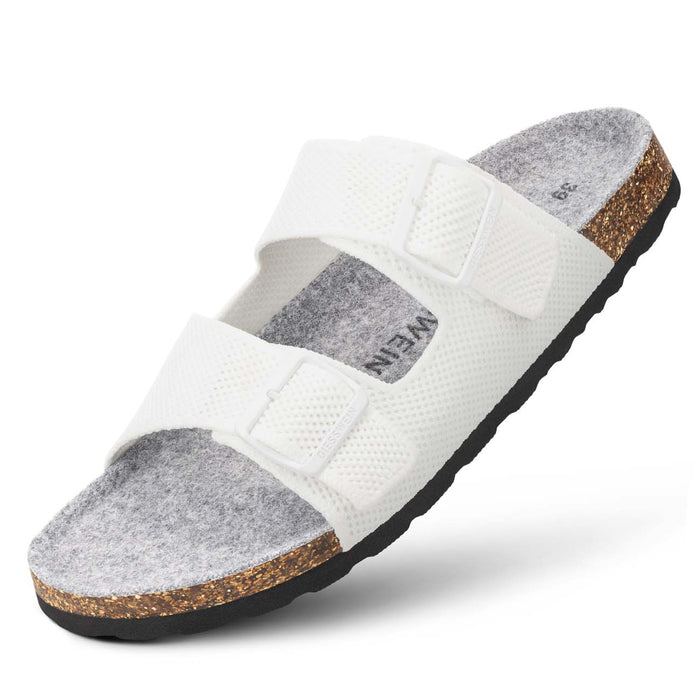 Giesswein Merino Slides Men - Arctic white 011
