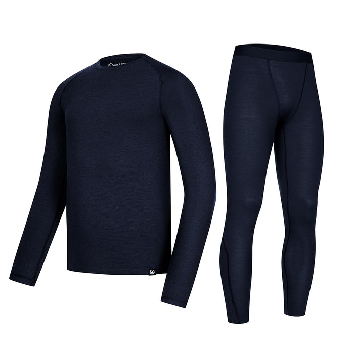 Giesswein Merino Thermo Set Men - ocean blue 540