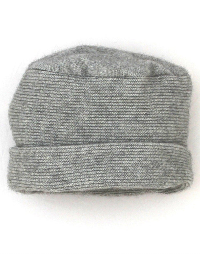 Grey Merino Possum Hat Beanie - Kapeka NZ