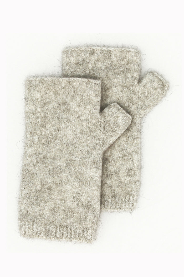 a pari of lichen wrist warmer