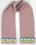Merinosilk Sheep Scarf- Kapeka NZ - Pink