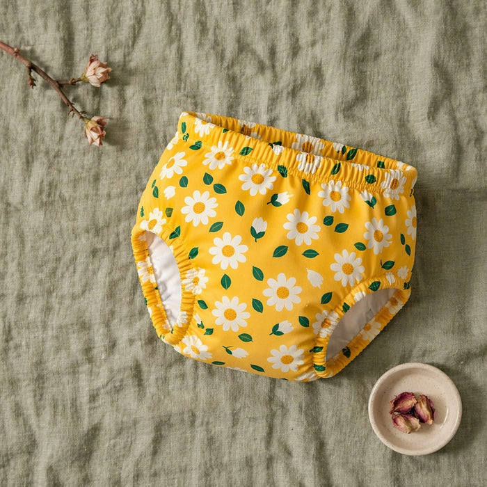 Mimi Potty Training Pants | Daisy Chain | Blossom | Bamboo-Cotton, Pull-Up, Semi-Waterproof | 9M-4Y