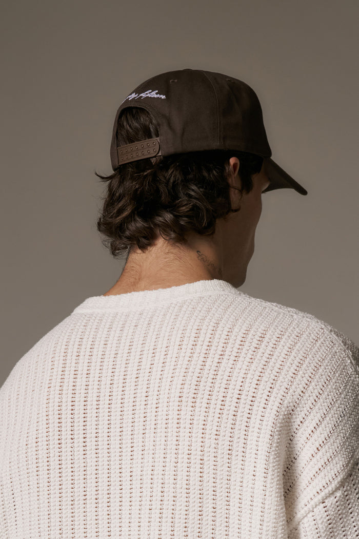 MONOGRAM CAP - BROWN