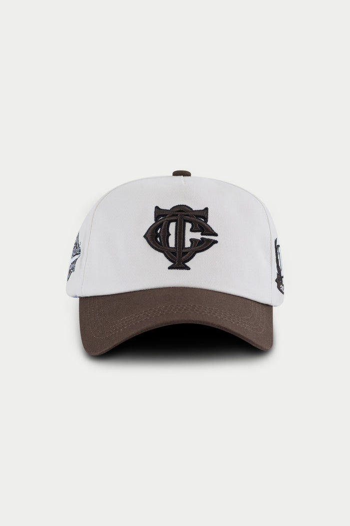MONOGRAM WORLD SERIES CAP - BROWN
